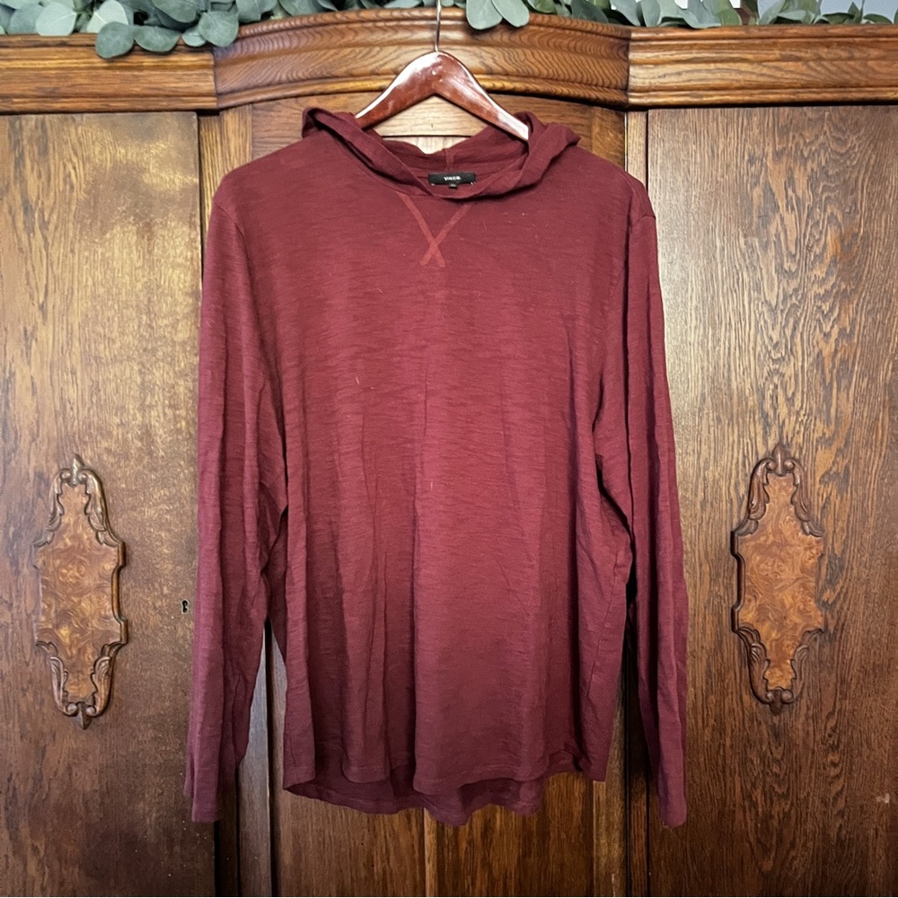 Vince Slub Hooded Shirt